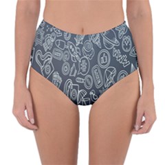 Internet Planet Drinks Reversible High-waist Bikini Bottoms by artworkshop