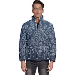 Internet Planet Drinks Men s Puffer Bubble Jacket Coat