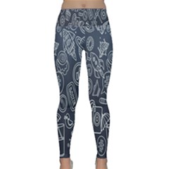 Internet Planet Drinks Lightweight Velour Classic Yoga Leggings by artworkshop