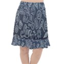 Internet Planet Drinks Fishtail Chiffon Skirt View1