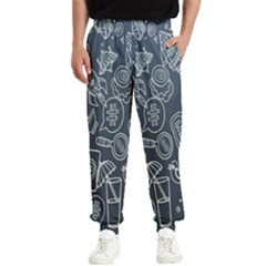 Internet Planet Drinks Men s Elastic Waist Pants by artworkshop