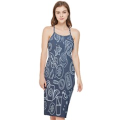 Internet Planet Drinks Bodycon Cross Back Summer Dress by artworkshop