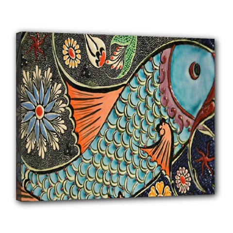 Mosaic Canvas 20  X 16  (stretched) by artworkshop