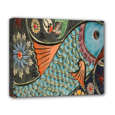 Mosaic Deluxe Canvas 20  X 16  (stretched) by artworkshop