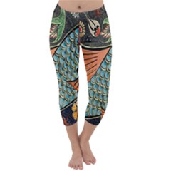 Mosaic Capri Winter Leggings  by artworkshop