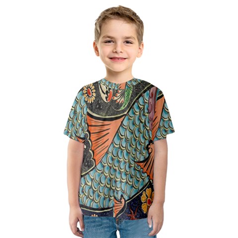 Mosaic Kids  Sport Mesh Tee by artworkshop