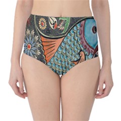 Mosaic Classic High-waist Bikini Bottoms by artworkshop