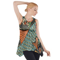 Mosaic Side Drop Tank Tunic by artworkshop