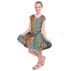 Mosaic Kids  Short Sleeve Dress by artworkshop