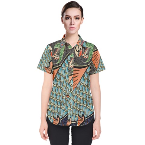 Mosaic Women s Short Sleeve Shirt by artworkshop