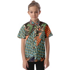 Mosaic Kids  Short Sleeve Shirt by artworkshop