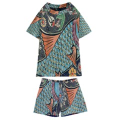 Mosaic Kids  Swim Tee And Shorts Set by artworkshop