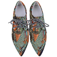 Mosaic Pointed Oxford Shoes by artworkshop