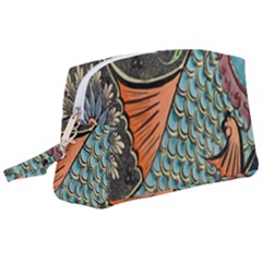 Mosaic Wristlet Pouch Bag (large) by artworkshop