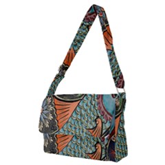 Mosaic Full Print Messenger Bag (m) by artworkshop