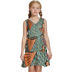 Mosaic Kids  Sleeveless Tiered Mini Dress