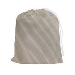 Sand Waves Drawstring Pouch (2xl) by artworkshop