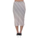 Sand Waves Velvet Midi Pencil Skirt View2