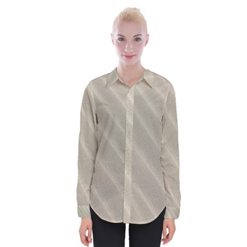 Sand Waves Womens Long Sleeve Shirt by artworkshop