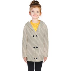 Sand Waves Kids  Double Breasted Button Coat by artworkshop