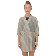 Sand Waves Half Sleeve Chiffon Kimono by artworkshop