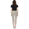 Sand Waves Inside Out Lightweight Velour Capri Leggings  View2