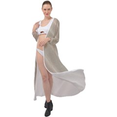 Sand Waves Maxi Chiffon Beach Wrap by artworkshop