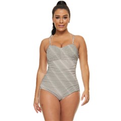 Sand Waves Retro Full Coverage Swimsuit