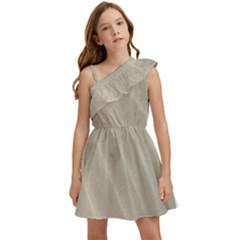 Sand Waves Kids  One Shoulder Party Dress