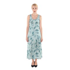 Seamless Foliage Sleeveless Maxi Dress by artworkshop