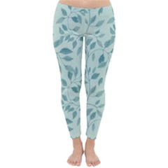 Seamless Foliage Classic Winter Leggings by artworkshop