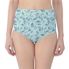 Seamless Foliage Classic High-waist Bikini Bottoms by artworkshop