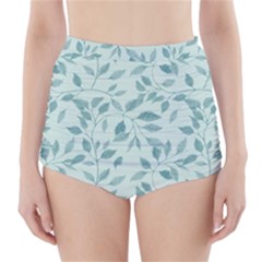 Seamless Foliage High-waisted Bikini Bottoms by artworkshop