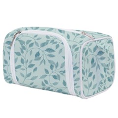 Seamless Foliage Toiletries Pouch by artworkshop