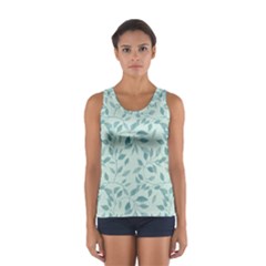 Seamless Foliage Sport Tank Top  by artworkshop