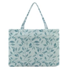 Seamless Foliage Zipper Medium Tote Bag by artworkshop