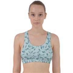 Seamless Foliage Back Weave Sports Bra by artworkshop