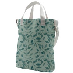 Seamless Foliage Canvas Messenger Bag by artworkshop