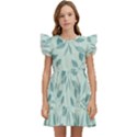 Seamless Foliage Kids  Winged Sleeve Dress View1