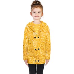 Water Kids  Double Breasted Button Coat by artworkshop