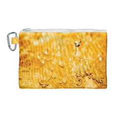 Water Canvas Cosmetic Bag (large) by artworkshop