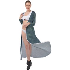 Wooden Wall Maxi Chiffon Beach Wrap by artworkshop