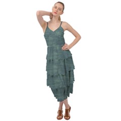 Wooden Wall Layered Bottom Dress by artworkshop