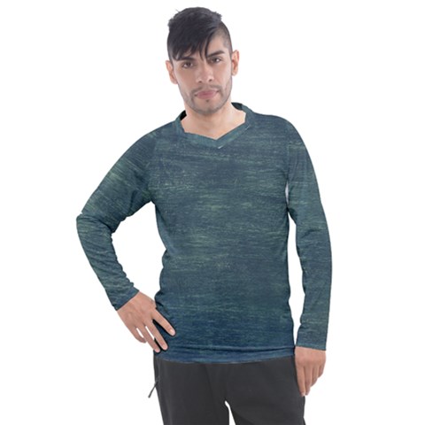 Wooden Wall Men s Pique Long Sleeve Tee by artworkshop