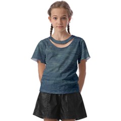 Wooden Wall Kids  Front Cut Tee by artworkshop