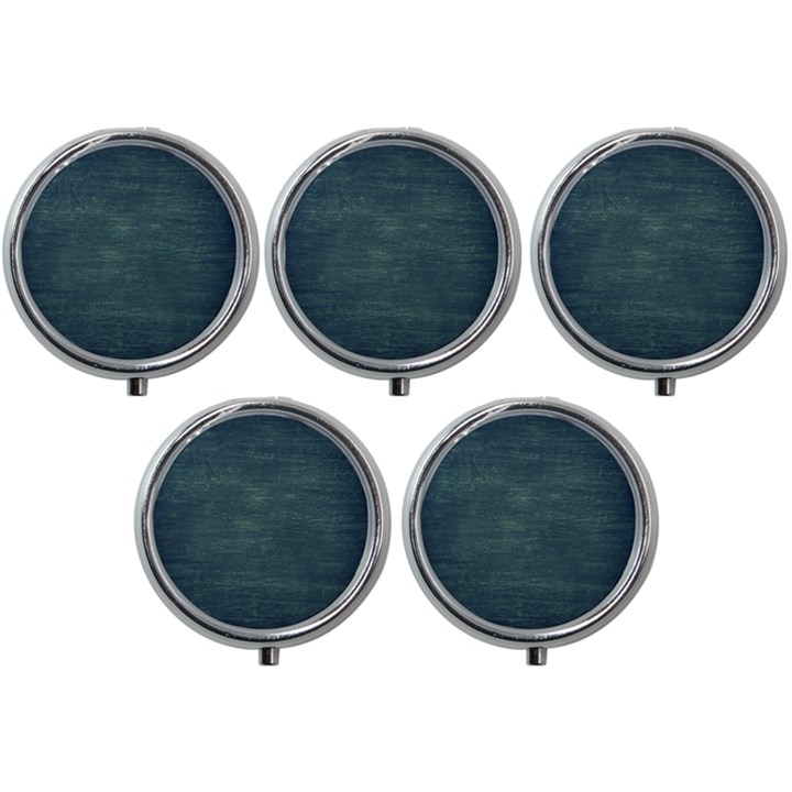 Wooden Wall Mini Round Pill Box (Pack of 5)