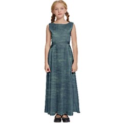 Wooden Wall Kids  Satin Sleeveless Maxi Dress