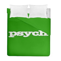 Psych Duvet Cover Double Side (full/ Double Size) by nate14shop