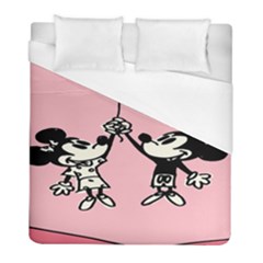 Baloon Love Mickey & Minnie Mouse Duvet Cover (full/ Double Size)