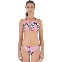 Baloon Love Mickey & Minnie Mouse Perfectly Cut Out Bikini Set by nate14shop